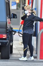 REBEL WILSON at a Gas Station in West Hollywood 10/20/2020