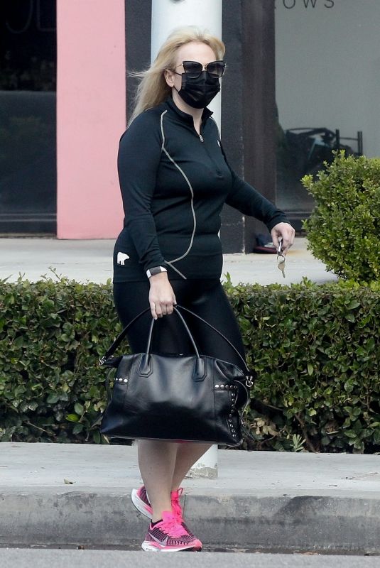 REBEL WILSON Leaves a Gym in West Hollywood 10/22/2020 – HawtCelebs
