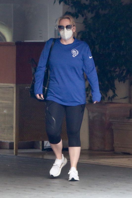 REBEL WILSON Leaves Sunset Tower Hotel in West Hollywood 10/15/2020
