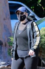 REBEL WILSON Out Hiking at Griffith Park in Los Feliz 10/30/2020