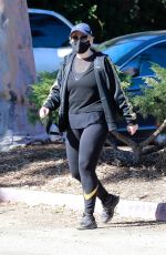 REBEL WILSON Out Hiking at Griffith Park in Los Feliz 10/30/2020