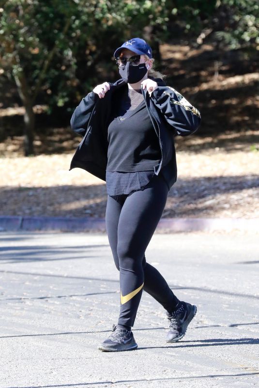 REBEL WILSON Out Hiking at Griffith Park in Los Feliz 10/30/2020
