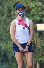 REESE WITHERSPOON Out Hikinig in Brentwood 10/03/2020