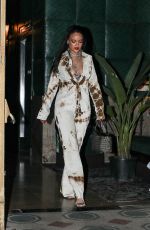 RIHANNA Out and About in Los Angeles 10/30/2020
