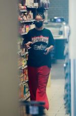 RIHANNA Out Shopping at Ralphs and Bristol Farms in Beverly Hills 10/19/2020
