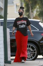 RIHANNA Out Shopping at Ralphs and Bristol Farms in Beverly Hills 10/19/2020