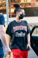 RIHANNA Out Shopping at Ralphs and Bristol Farms in Beverly Hills 10/19/2020