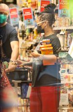 RIHANNA Out Shopping at Ralphs and Bristol Farms in Beverly Hills 10/19/2020