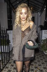 RITA ORA at a Recording Studio in London 10/13/2020
