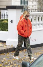 RITA ORA Leaves Her Home in London 10/12/2020