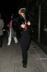 RITA ORA Out for Dinner at Taqueria Mexican in London 10/03/2020