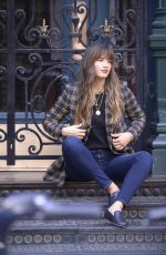 ROCKY BARNES on the Set of a Photoshoot in New York 10/15/2020
