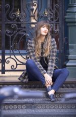 ROCKY BARNES on the Set of a Photoshoot in New York 10/15/2020