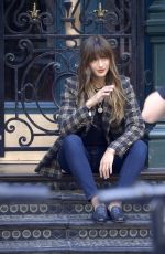 ROCKY BARNES on the Set of a Photoshoot in New York 10/15/2020