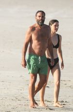 ROSE BYRNE and Bobby Cannavale at Wategos Beach in Byron Bay 10/22/2020