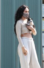 RUMER WILLIS Out with her Dog in Los Angeles 10/19/2020