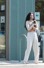 RUMER WILLIS Out with her Dog in Los Angeles 10/19/2020