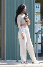 RUMER WILLIS Out with her Dog in Los Angeles 10/19/2020