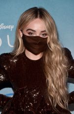 SABRINA CARPENTER at Clouds Premiere at Disney+ Drive-In Festival in Santa Monica 10/12/2020