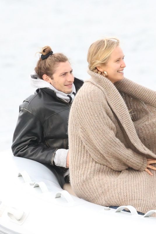 SAILOR BRINKLEY on a Boat Ride in The Hamptons 10/11/2020