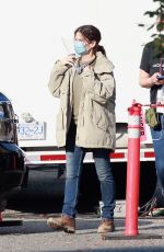 SANDRA BULLOCK Arrives on the Set of Her Latest Movie in Vancouver 10/03/2020