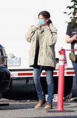 SANDRA BULLOCK Arrives on the Set of Her Latest Movie in Vancouver 10/03/2020