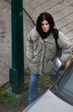 SANDRA BULLOCK on the Set of a Movie in Vancouver 10/16/2020