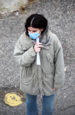 SANDRA BULLOCK on the Set of a Movie in Vancouver 10/16/2020