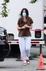SANDRA BULLOCK on the Set of Her Latest Movie in Vancouver 10/08/2020
