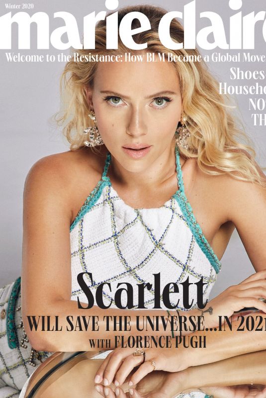 SCARLETT JOHANSSON in Marie Claire Magazine, Winter Issue 2020