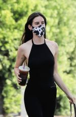 SCOUT WIILLIS in Tights at Coffee Bean & Tea Leaf in Los Feliz 10/17/2020