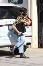 SELMA BLAIR at Sweet Flower Cannabis Dispensary in West Hollywood 10/30/2020