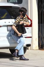 SELMA BLAIR at Sweet Flower Cannabis Dispensary in West Hollywood 10/30/2020