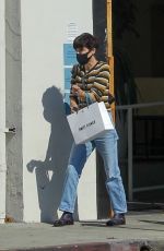 SELMA BLAIR at Sweet Flower Cannabis Dispensary in West Hollywood 10/30/2020