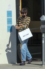 SELMA BLAIR at Sweet Flower Cannabis Dispensary in West Hollywood 10/30/2020