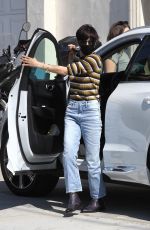 SELMA BLAIR at Sweet Flower Cannabis Dispensary in West Hollywood 10/30/2020