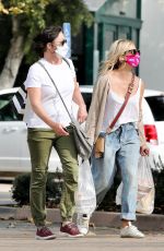 SHANNEN DOHERTY and SARAH MICHELLE GELLAR Shopping at Malibu Country Mart 10/05/2020