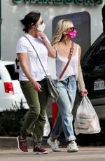 SHANNEN DOHERTY and SARAH MICHELLE GELLAR Shopping at Malibu Country Mart 10/05/2020