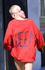 SHARNA BURGESS Arrives at DWTS Rehersal in Los Angeles 10/28/2020