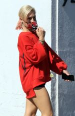 SHARNA BURGESS Arrives at DWTS Rehersal in Los Angeles 10/28/2020