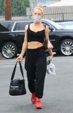 SHARNA BURGESS at the Dancing with the Stars Studio in Los Angeles 10/09/2020