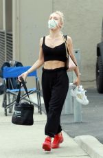 SHARNA BURGESS at the Dancing with the Stars Studio in Los Angeles 10/09/2020