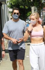 SHARNA BURGESS Leaves DWTS Rehearsal in Los Angeles 10/06/2020