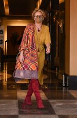 SHARON STONE Leaves a Spa in Beverly Hills 10/13/2020