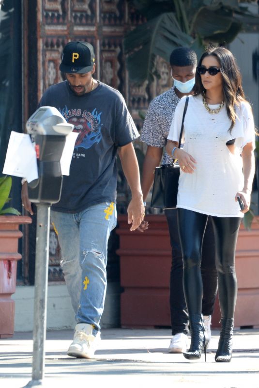 SHAY MITCHELL and Matte Babel Out in Los ANgeles 10/01/2020