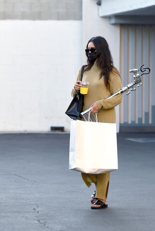 SHAY MITCHELL Leaves a Studio in Los Angeles 09/29/2020
