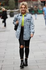 SIAN WELBY Arrives at Global Radio in London 10/13/2020