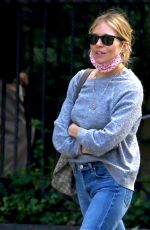 SIENNA MILLER Out for Lunch in New York 09/30/2020