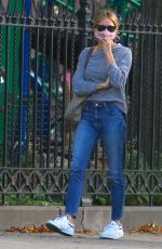 SIENNA MILLER Out for Lunch in New York 09/30/2020