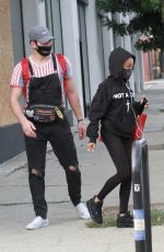 SKAI JACKSON and Alan Bersten Leaves Dance Rehersal in Los Angeles 10/24/2020